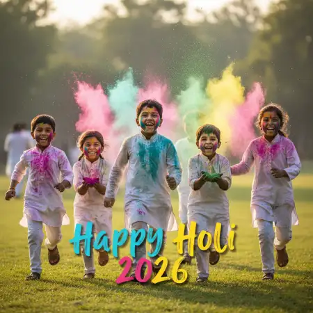 Professional Happy Holi Greeting Card 2026 2 - Free Happy Holi Greeting Card 2026 Download