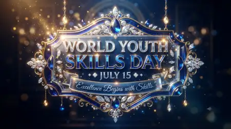 Professional World Youth Skills Day 2026 Banner Design For Social Media - Free World Youth Skills Day 2026 Banner Download
