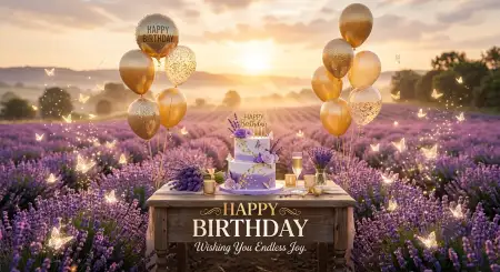 Purple Happy Birthday Images Hd - Free Happy Birthday Images Hd Download