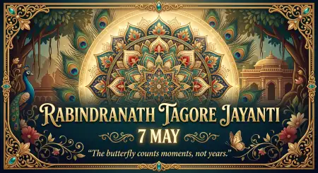 Rabindranath Tagore Jayanti Elegant Festival Design - Free Rabindranath Tagore Jayanti Download