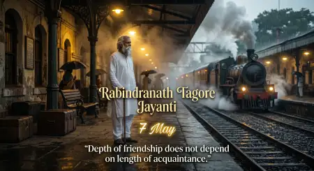 Rabindranath Tagore Jayanti Famous Sayings - Free Rabindranath Tagore Jayanti Download