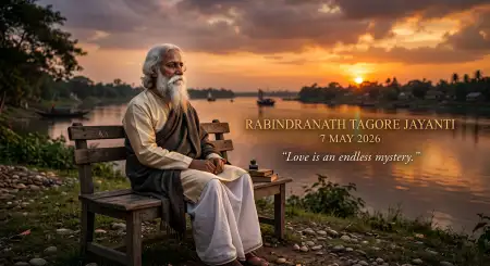 Rabindranath Tagore Jayanti Inspirational Wallpaper - Free Rabindranath Tagore Jayanti Download