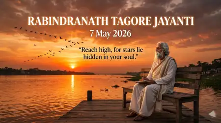 Rabindranath Tagore Jayanti Motivational Quotes - Free Rabindranath Tagore Jayanti Download