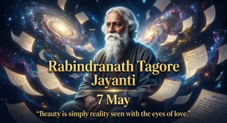 Rabindranath Tagore Jayanti Premium Social Media Banner - Free Rabindranath Tagore Jayanti Download