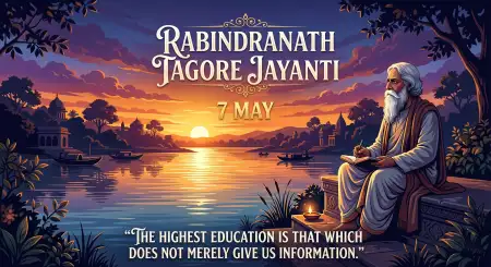 Rabindranath Tagore Jayanti Quotes For Students - Free Rabindranath Tagore Jayanti Download