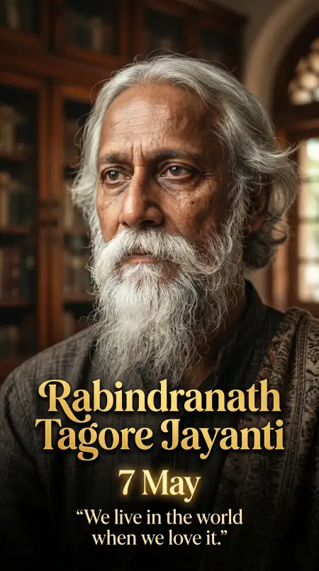 Rabindranath Tagore Jayanti - Free Rabindranath Tagore Jayanti Download