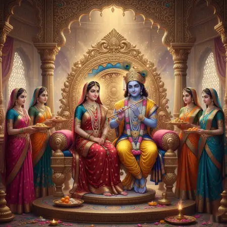 Free Radha Krishna Love Story In Hindi Background Download