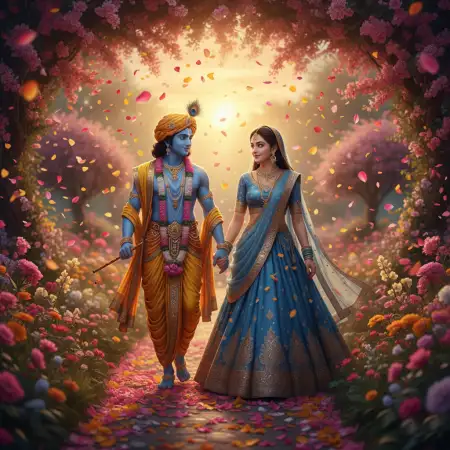 Free Radha Krishna Quotes On Love In English Background Download