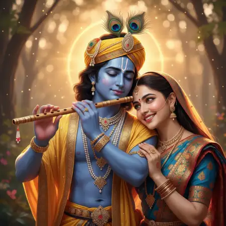 Radha Krishna Shayari In Hindi For Love - Free Hindi Shayari Download