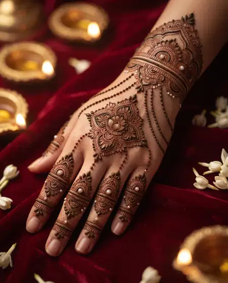 rajasthani karwa chauth mehndi design 2026 - Karwa Chauth Mehndi Design 2026