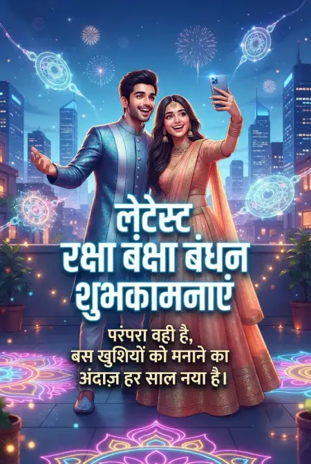 Rakhi Ke Tyohar Ki Hardik Shubhkamnaye - Free Raksha Bandhan Ki Shubhkamnaye In Hindi Download