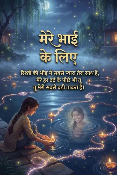 Rakhi Par Behen Ke Liye Pyare Shabd - Free Raksha Bandhan Ki Shubhkamnaye In Hindi Download