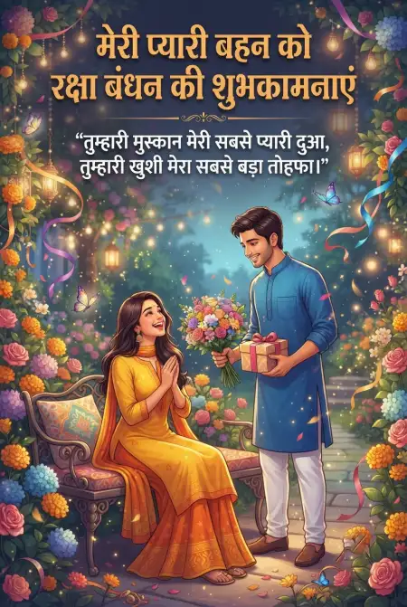 Rakhi Par Dil Ko Chhoo Lene Wali Shayari - Free Raksha Bandhan Ki Shubhkamnaye In Hindi Download
