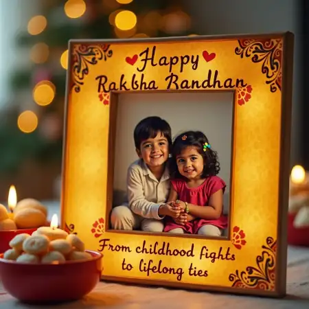 Raksha Bandhan Card Wishes For Brother - Free Raksha Bandhan Wishes Download