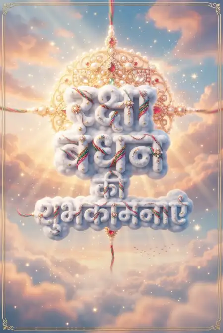 Raksha Bandhan Greeting Card Wishes In Hindi - Free Raksha Bandhan Ki Shubhkamnaye In Hindi Download