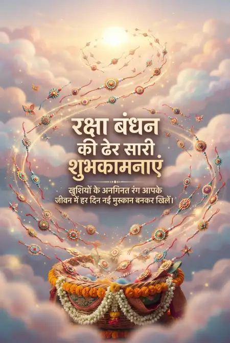 Raksha Bandhan Greetings In Hindi - Free Raksha Bandhan Ki Shubhkamnaye In Hindi Download