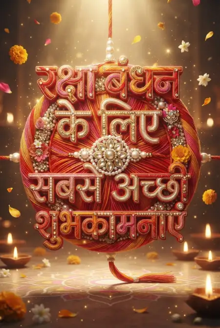 Raksha Bandhan Hindi Wishes For Blog - Free Raksha Bandhan Ki Shubhkamnaye In Hindi Download