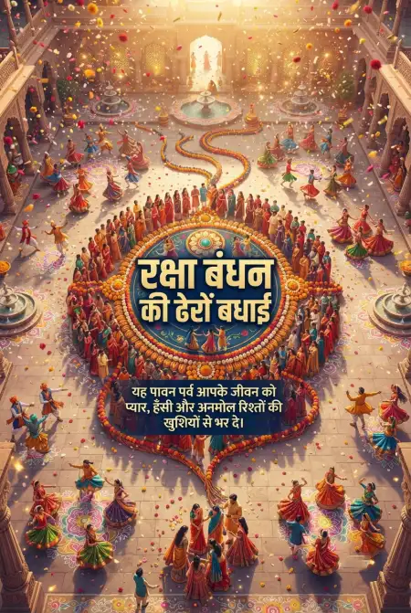 Raksha Bandhan Ke Pawan Parv Ki Shubhkamnaye - Free Raksha Bandhan Ki Shubhkamnaye In Hindi Download