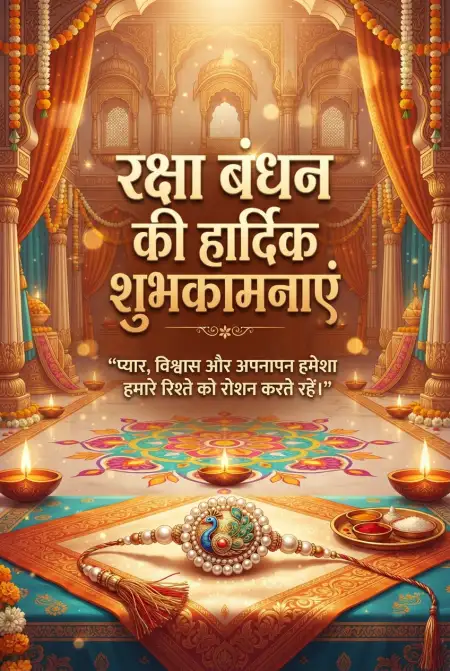 Raksha Bandhan Ki Hardik Shubhkamnaye In Hindi - Free Raksha Bandhan Ki Shubhkamnaye In Hindi Download