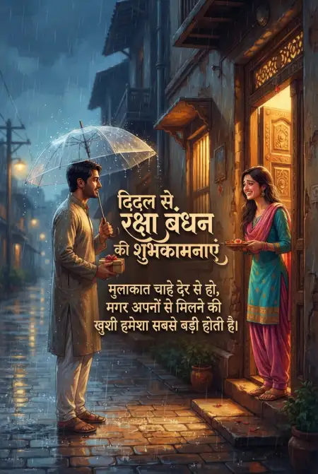 Raksha Bandhan Ki Romantic Nahi Emotional Wishes - Free Raksha Bandhan Ki Shubhkamnaye In Hindi Download