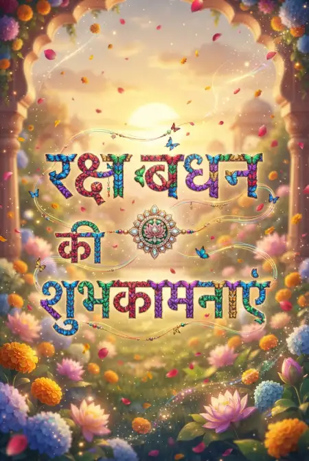 Raksha Bandhan Morning Wishes In Hindi - Free Raksha Bandhan Ki Shubhkamnaye In Hindi Download