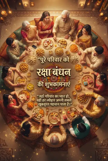 Raksha Bandhan Par Badhai Sandesh In Hindi - Free Raksha Bandhan Ki Shubhkamnaye In Hindi Download