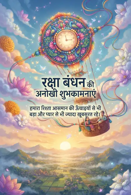 Raksha Bandhan Par Sundar Shubhkamna Sandesh - Free Raksha Bandhan Ki Shubhkamnaye In Hindi Download
