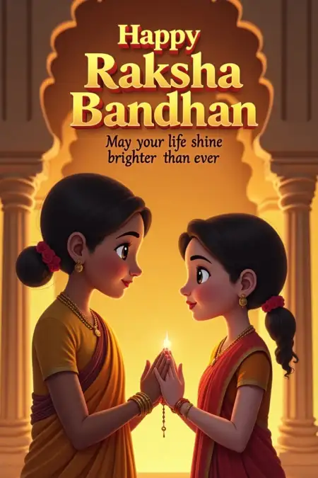Raksha Bandhan Quotes With Images Download - Free Raksha Bandhan Wishes Download