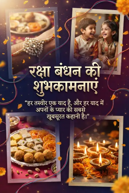 Raksha Bandhan Special Wishes In Hindi - Free Raksha Bandhan Ki Shubhkamnaye In Hindi Download