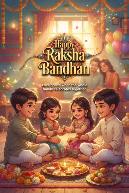 Raksha Bandhan Wishes 2026 For Cousin Brother - Free Happy Raksha Bandhan Wishes 2026 Download