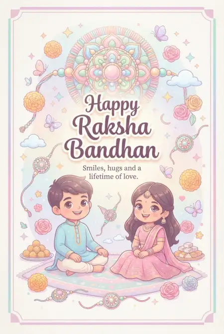 Raksha Bandhan Wishes 2026 For Cousin Sister - Free Happy Raksha Bandhan Wishes 2026 Download