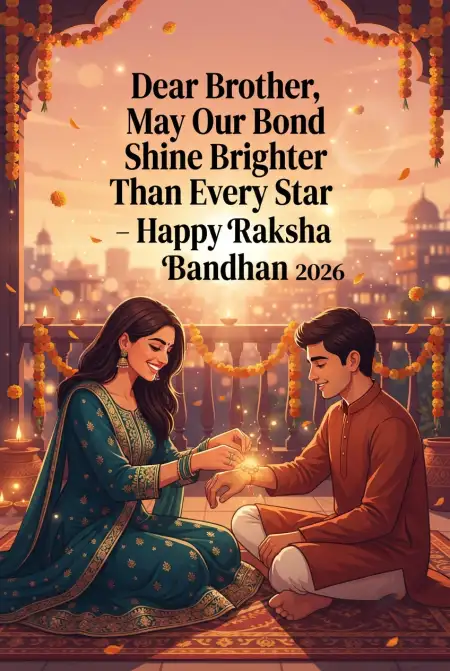 Raksha Bandhan Wishes 2026 From Brother To Sister - Free Happy Raksha Bandhan Wishes 2026 Download