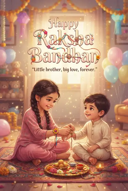 Raksha Bandhan Wishes For Elder Brother 2026 - Free Happy Raksha Bandhan Wishes 2026 Download