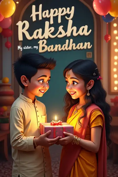 Raksha Bandhan Wishes For Younger Brother In Hindi - Free Raksha Bandhan Wishes Download