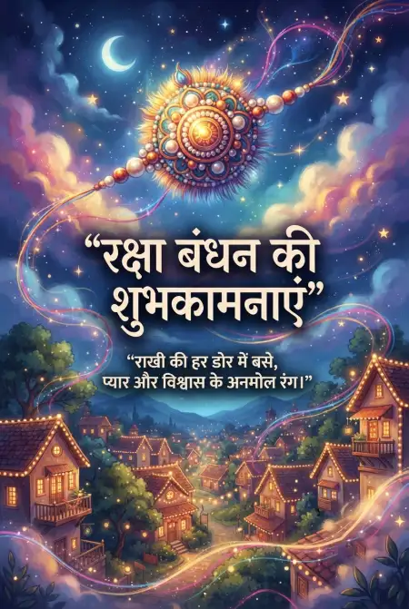 Raksha Bandhan Wishes In Hindi With Quotes - Free Raksha Bandhan Ki Shubhkamnaye In Hindi Download