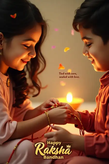 Raksha Bandhan Wishes With Background Image - Free Raksha Bandhan Wishes Download