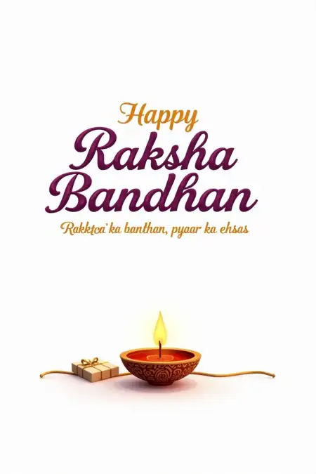 Raksha Bandhan Wishes With Customizable Template - Free Raksha Bandhan Wishes Download
