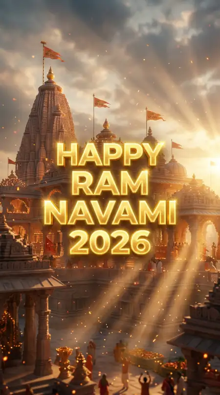 Free Ram Navami 2026 Ayodhya Ram Mandir Images Hd Background Image Download