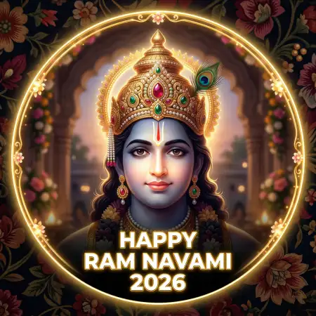 Free Ram Navami 2026 Festival Banner Images With Lord Rama Background Image Download