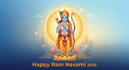 Free Ram Navami 2026 Images With Bow Arrow Ram Pose Hd Background Image Download