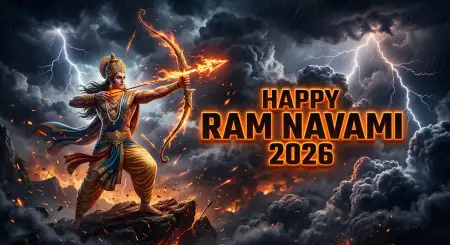 ram navami 2026 wishes banner design hd images