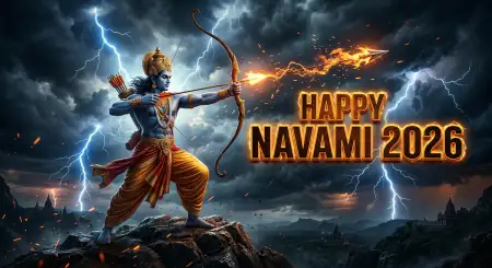 ram navami 2026 wishes images with lord ram hd wallpaper