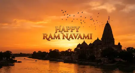 Ram Navami 2026 Wishes With Ayodhya Theme - Free Ram Navami Wishes 2026 Download