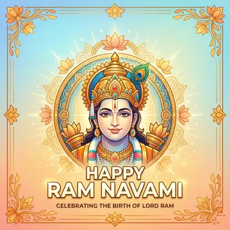 Ram Navami Whatsapp Post For Social Media - Free Happy Ram Navami Wishes For Whatsapp Download