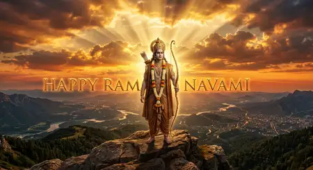 Ram Navami Wishes 2026 Banner Hd Download - Free Ram Navami Wishes 2026 Download