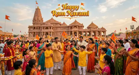 Ram Navami Wishes 2026 Hd Transparent Png - Free Ram Navami Wishes 2026 Download