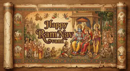 Ram Navami Wishes 2026 Social Media Banner - Free Ram Navami Wishes 2026 Download