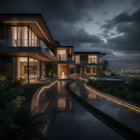 Real Estate Marketing Background Elegant Black Theme - Free Real Estate Marketing Background Download