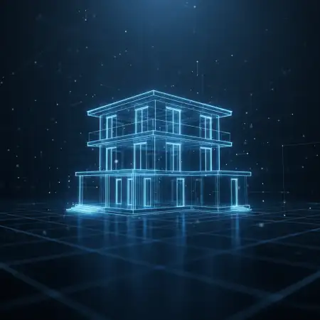 Real Estate Marketing Background With Blueprint Theme - Free Real Estate Marketing Background Download