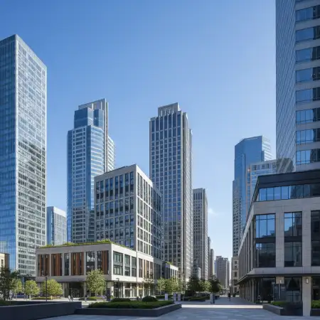 Real Estate Marketing Wallpaper With Buildings - Free Real Estate Marketing Wallpaper Download